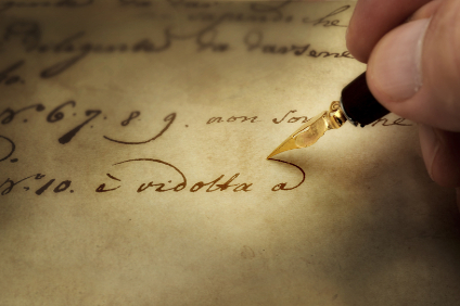 Quill Pen, Parchment